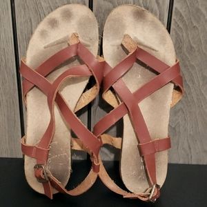 Esprit Brown Sandals Size 8